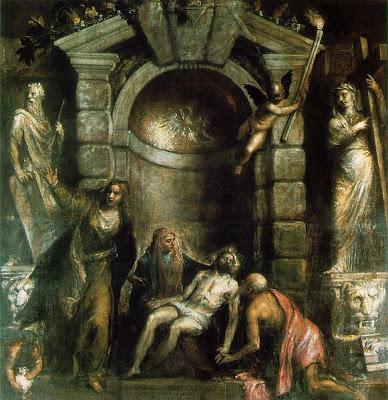 La piedad, Tiziano (hacia 1576).