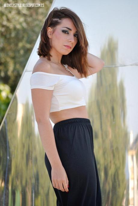 Look of the day: Crop Top & Palazzo Pants Lovelystyle (5)