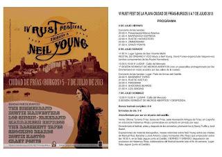 IV Rust Festival, Frías Burgos, 5, 6 y 7 de Julio de 2013.