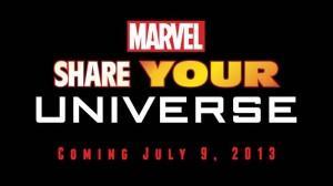 Marvel Comics publica un teaser de algo llamado Share Your Universe Teaser de Share Your Universe