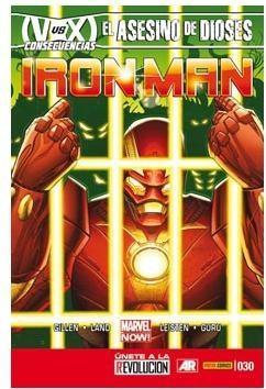 Critiquita 391: Iron Man: El asesino de dioses, K. Gillen y G. Land, Marvel-Panini 2013