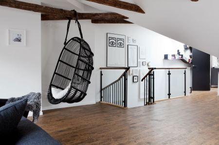 Dúplex con terraza estilo nórdico dúplex con terraza decoración diseño nórdico decoración exteriores nórdico decoración dúplex y áticos decoración diseño exteriores balcones y terrazas decoración blanco y negro blog diseño decoración interiores nórdico