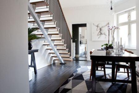 Dúplex con terraza estilo nórdico dúplex con terraza decoración diseño nórdico decoración exteriores nórdico decoración dúplex y áticos decoración diseño exteriores balcones y terrazas decoración blanco y negro blog diseño decoración interiores nórdico