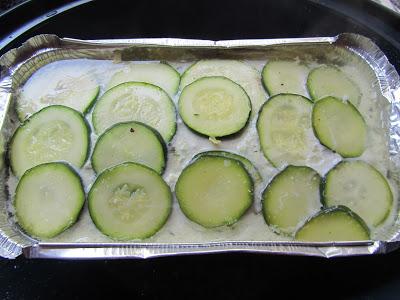 Pastel de pollo y calabacín al vapor