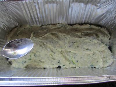 Pastel de pollo y calabacín al vapor