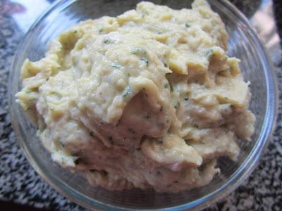 Pastel de pollo y calabacín al vapor