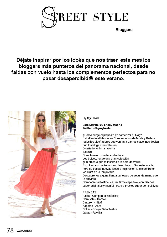 Kiniro y TELVA.com - Press