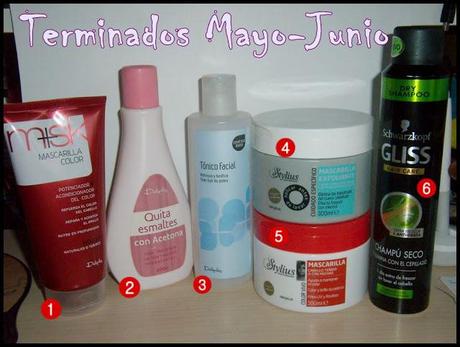 #A la Basura!# ~Productos Terminados Mayo-Junio~