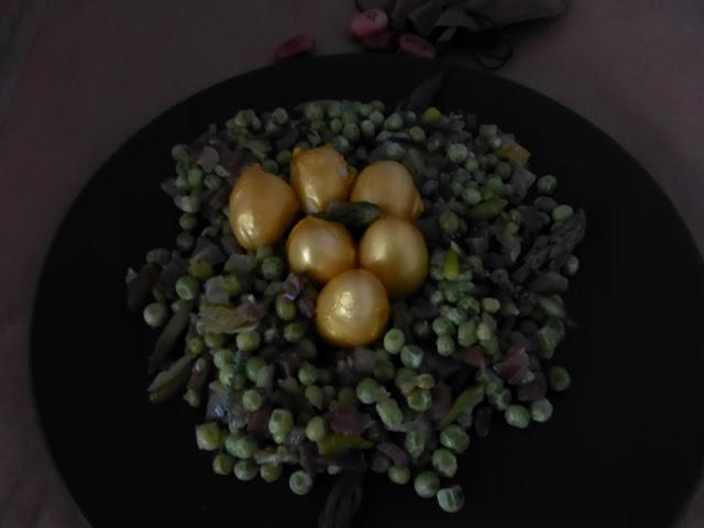 Huevos de oro sobre habichuelas