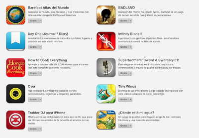 Apple regala aplicaciones