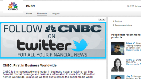 CNBC Banners - cross promotion - 7 creative ways to use LinkedIn Company Pages - Social With It