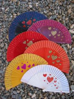 Abanicos de colores...