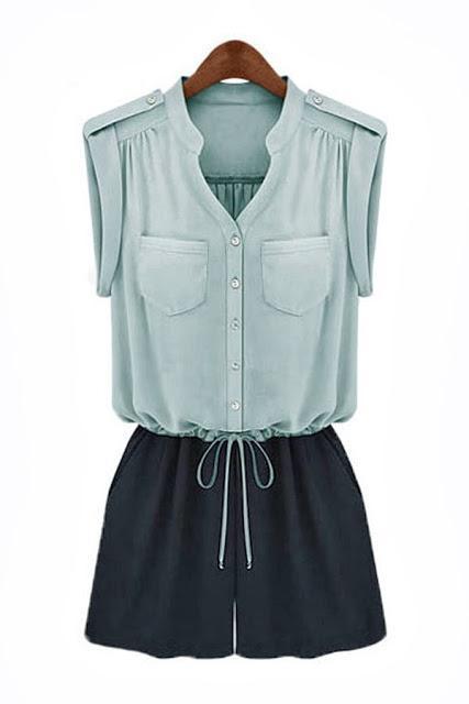 blue romper for women blue romper for women