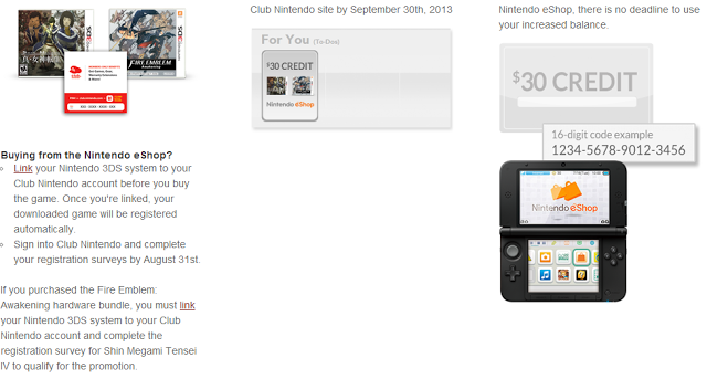 Nueva Oferta de Club Nintendo: Recibe un Crédito de $30 para el Nintendo eShop