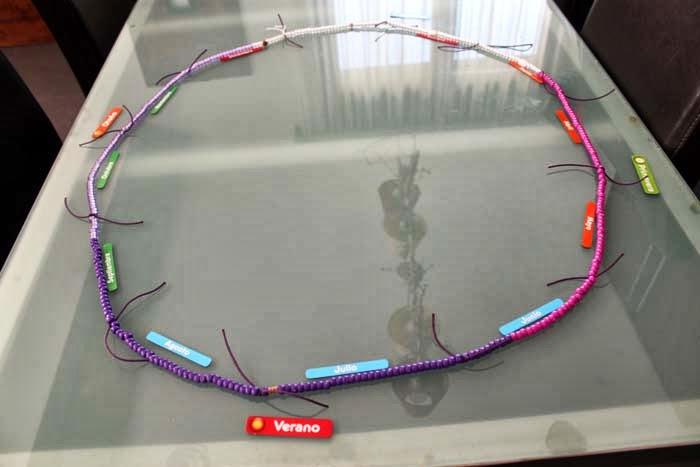 Fun with Kids summer: collar calendar