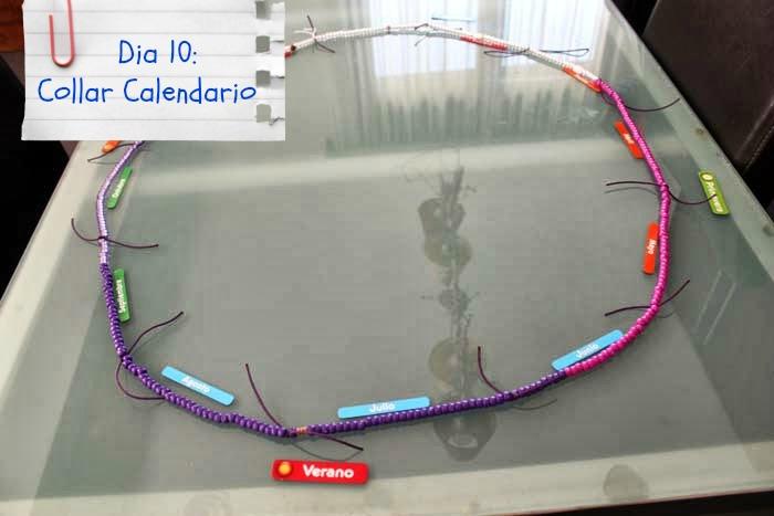 Fun with Kids summer: collar calendar