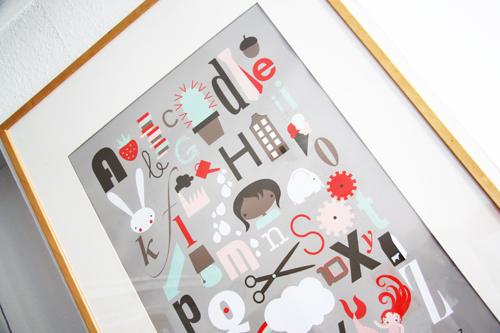 lamina abecedario de Studio Lakmoes