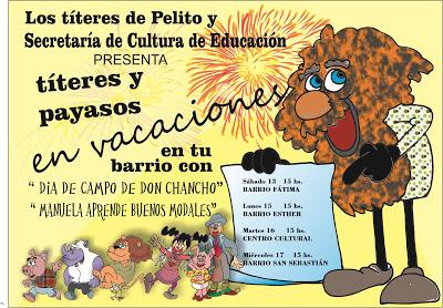 TITERES Y PAYASOS EN VACACIONES DE INVIERNO!!!!!