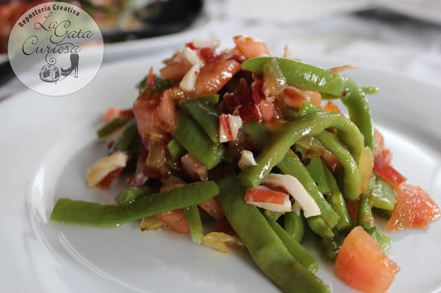 ENSALADA DE JUDIAS VERDES CON JAMON