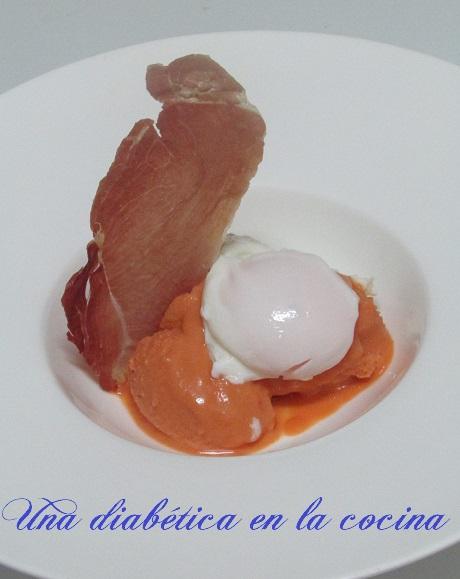 Salmorejo Cordobés y helado de salmorejo