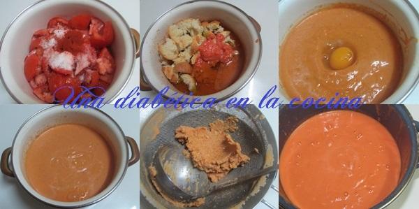 Salmorejo Cordobés y helado de salmorejo