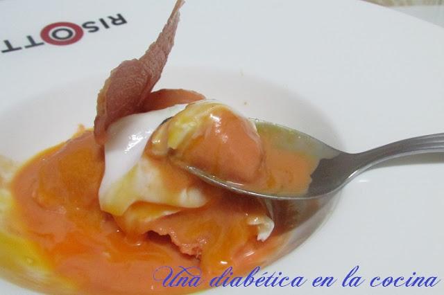 Salmorejo Cordobés y helado de salmorejo