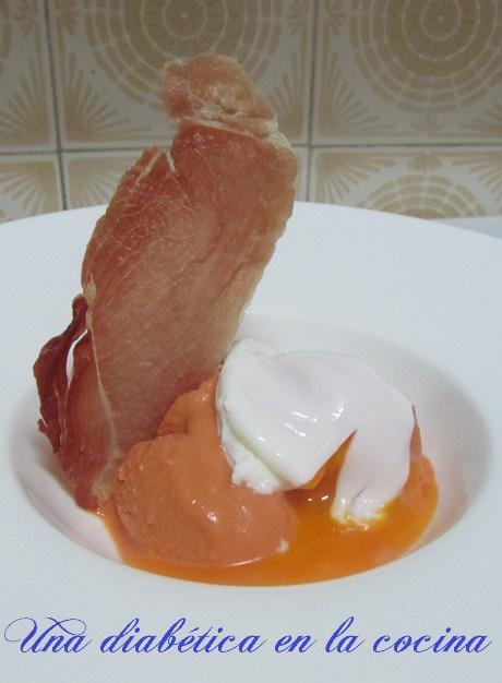 Salmorejo Cordobés y helado de salmorejo