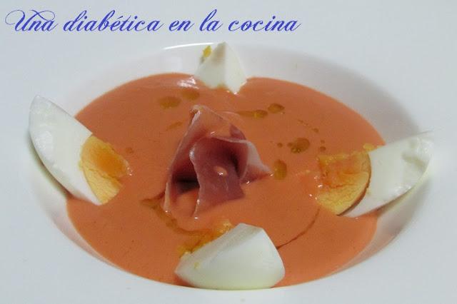 Salmorejo Cordobés y helado de salmorejo