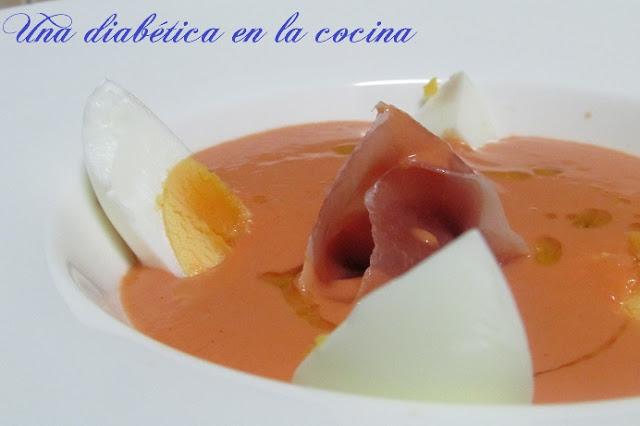 Salmorejo Cordobés y helado de salmorejo