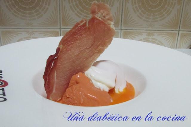 Salmorejo Cordobés y helado de salmorejo