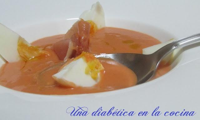 Salmorejo Cordobés y helado de salmorejo