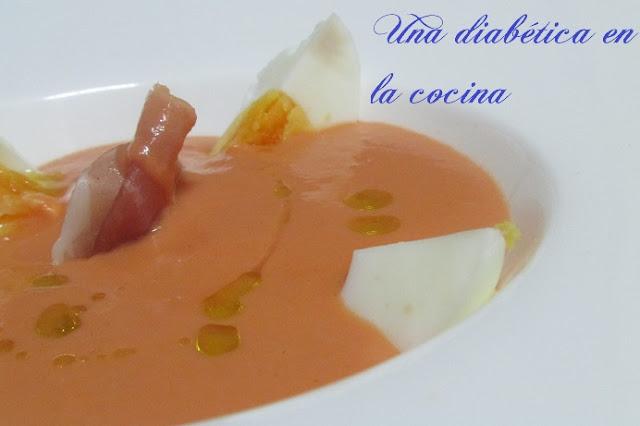 Salmorejo Cordobés y helado de salmorejo