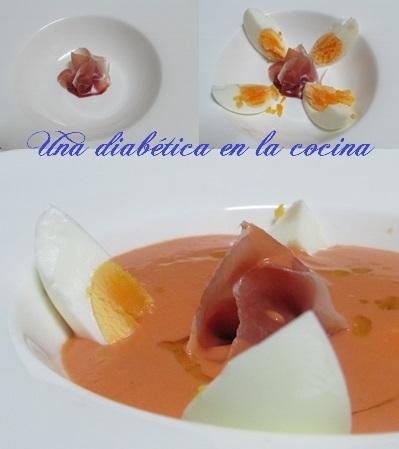 Salmorejo Cordobés y helado de salmorejo