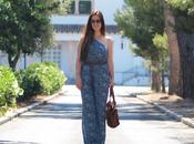 Blue Floral Jumpsuit