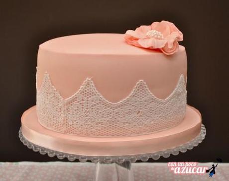 tarta encaje1 v2 Tarta con encaje comestible