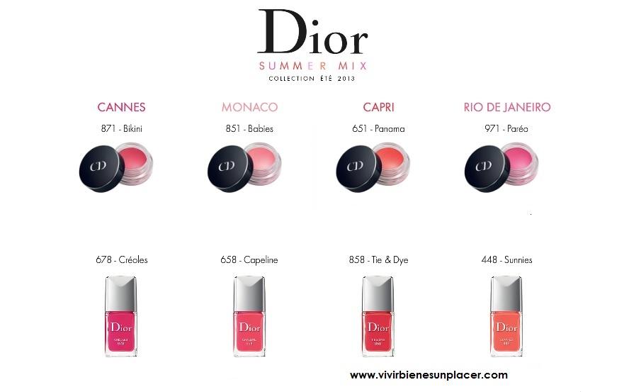 dior6 La propuesta Dior para este verano: Bird of Paradise y Summer Mix 2013