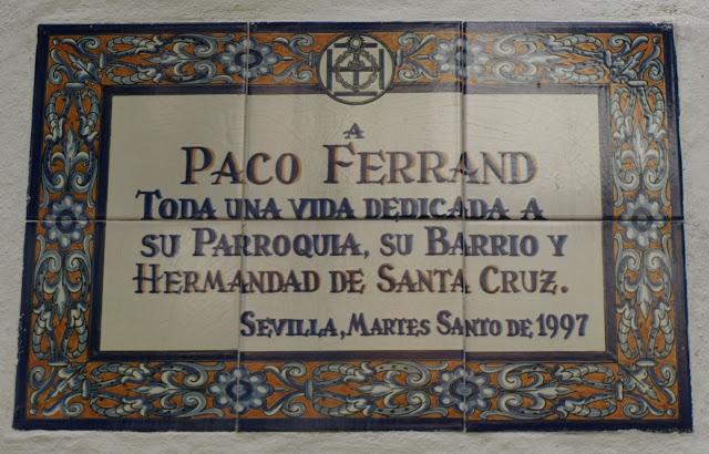 La Plaza de la Escuela de Cristo (7): recuerdo a Paco Ferrand.