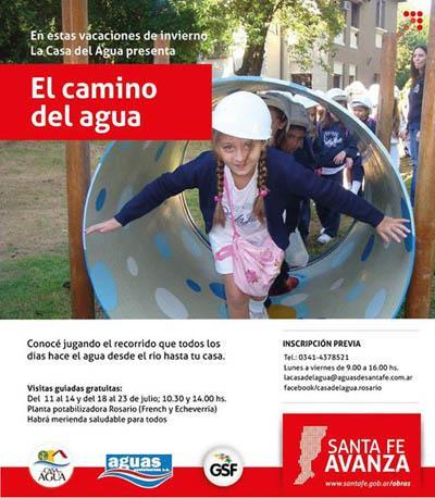 “El camino del Agua” en la Casa del Agua (Rosario, Argentina)