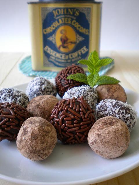 Trufas de chocolate para mi princesita