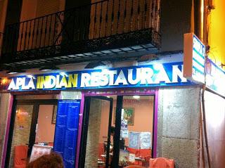 Restaurante Hindú Shapla Lavapies, Madrid