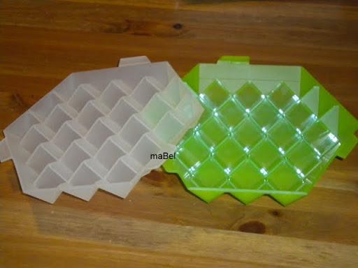 Cubitos de hielo con frutas