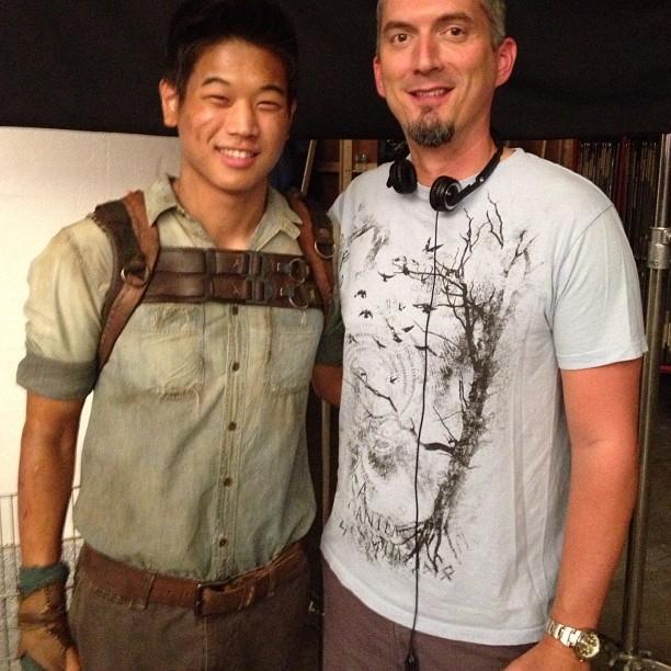 Nuevas Fotos de James Dashner con el Elenco de la Película The Maze Runner