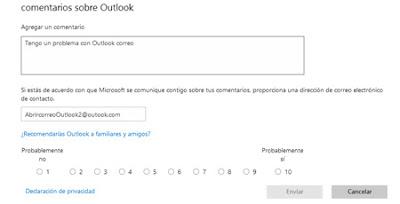 comentarios problemas outlook comentarios problemas outlook
