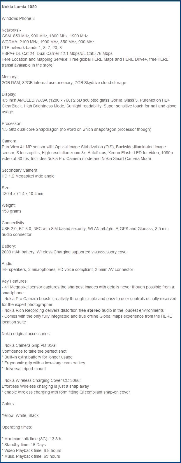 nokia-lumia-1020-especificaciones