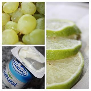 batido de uvas / Weintraubenshake