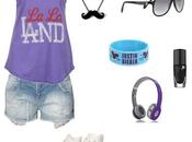 Conjunto verano color morado (juego ropa)