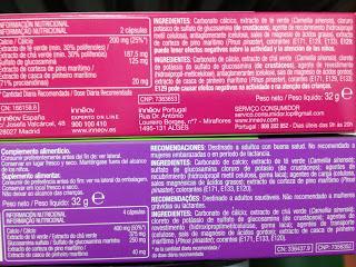 Ingredientes del Innéov Diet Partner y el Innéov Celulutis Ingredientes del Innéov Diet Partner y el Innéov Celulutis