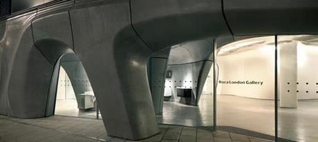 Roca London Gallery, la fluidez del agua dentro de la arquitectura