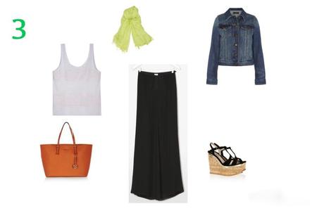 Una prenda tres looks: Pantalón palazzo