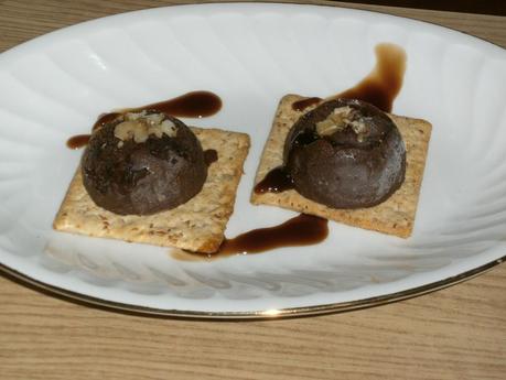 Bombones helados de Nocilla y nueces